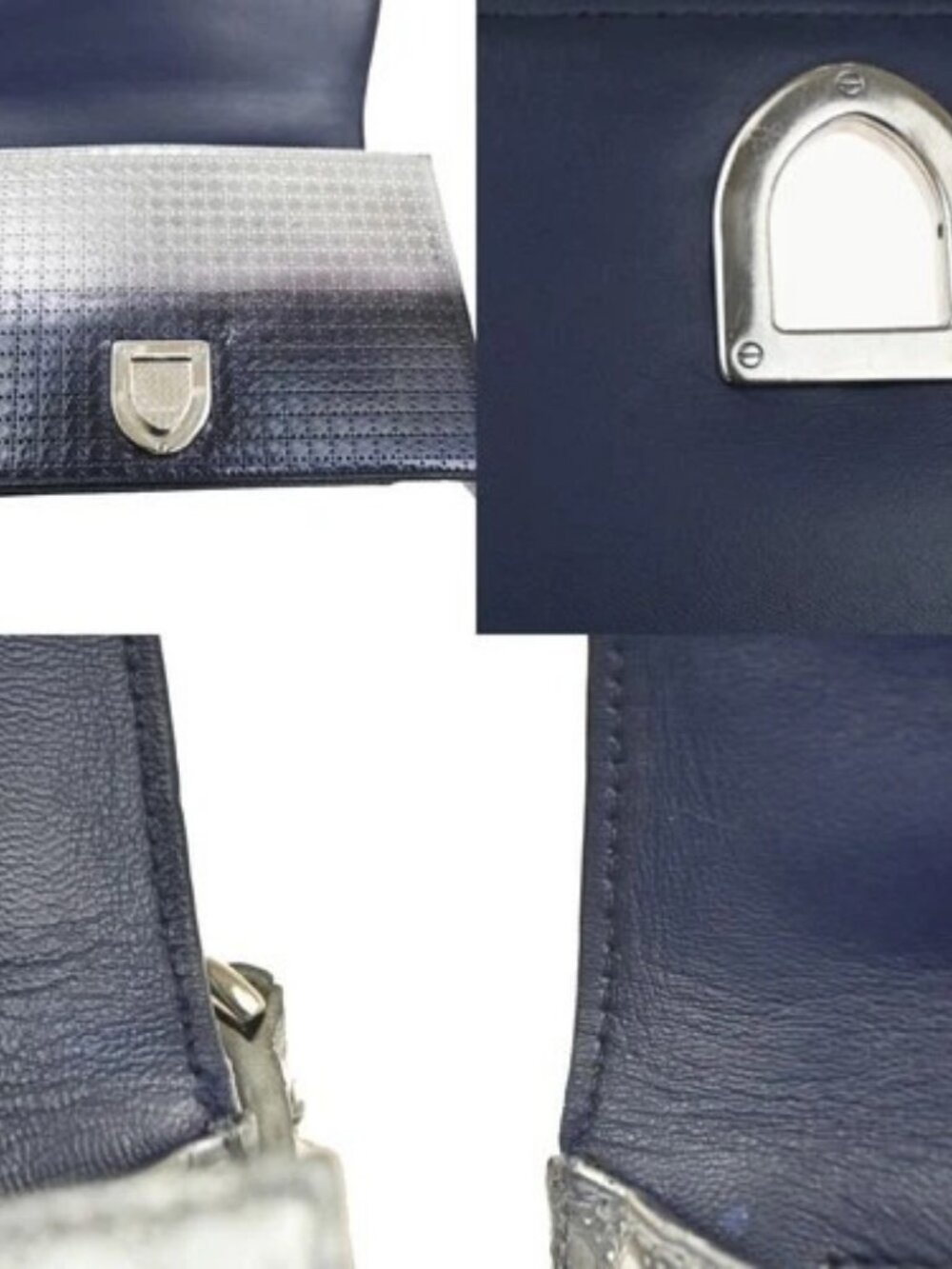 CHRISTIAN DIOR Ombre Diorama Archicannage Chain Shoulder Bag Leather 50RL945 - Picture 13 of 16